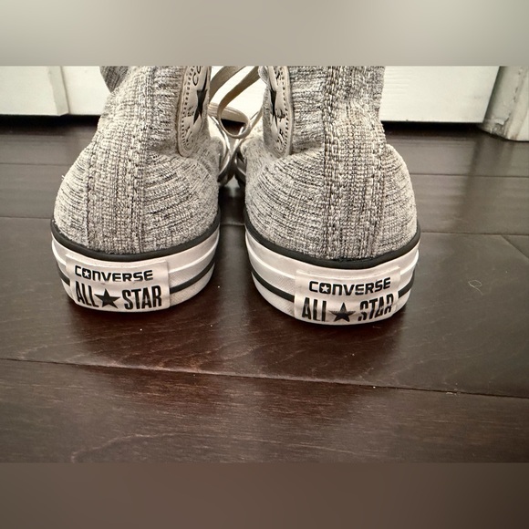 Converse Women's Grey and Black Trainers - Picture 3 of 5